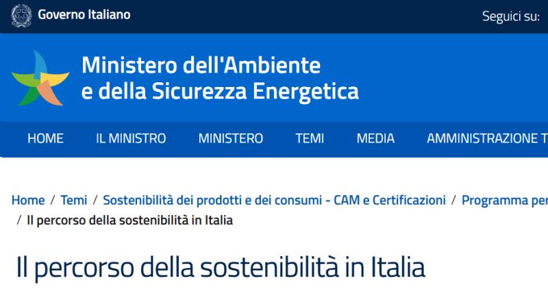 Il percorso della sostenibilità in Italia