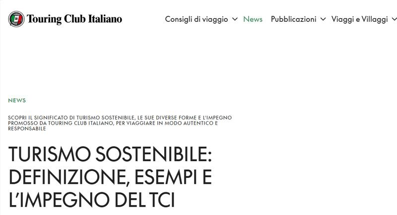 Turismo sostenibile: definizione ed esempi