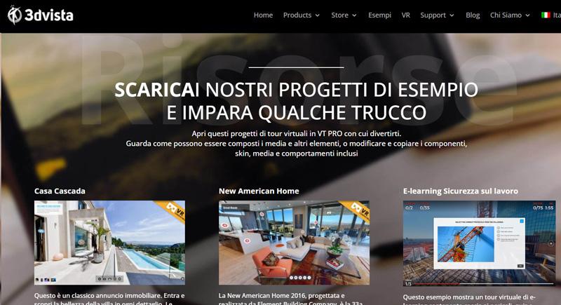 3DVista - Progetti di Esempio 3DVista - Progetti di Esempio