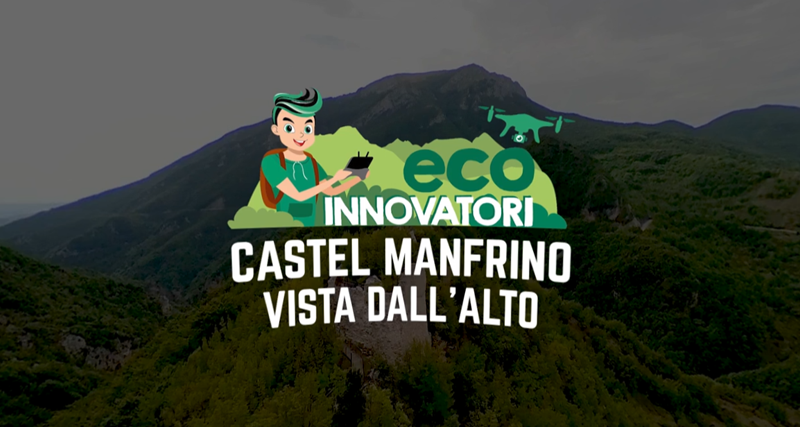 Valle Castellana - Castel Manfrino - Dall'alto