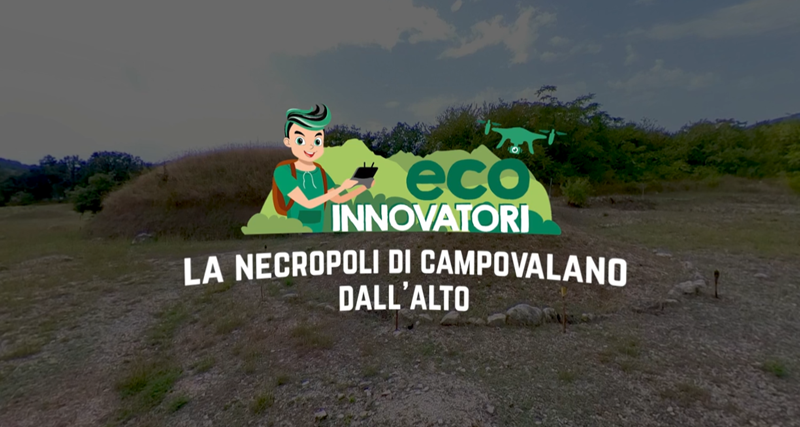 Campli - Necropoli di Campovalano dall'alto